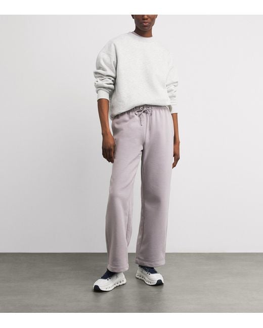 On Shoes Purple Organic Cott-Blend Club Sweatpants