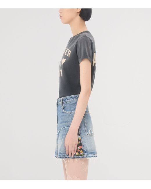Valentino Black Cotton Printed T-Shirt