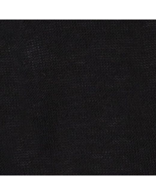 Aeron Black Linen-blend Pliny T-shirt