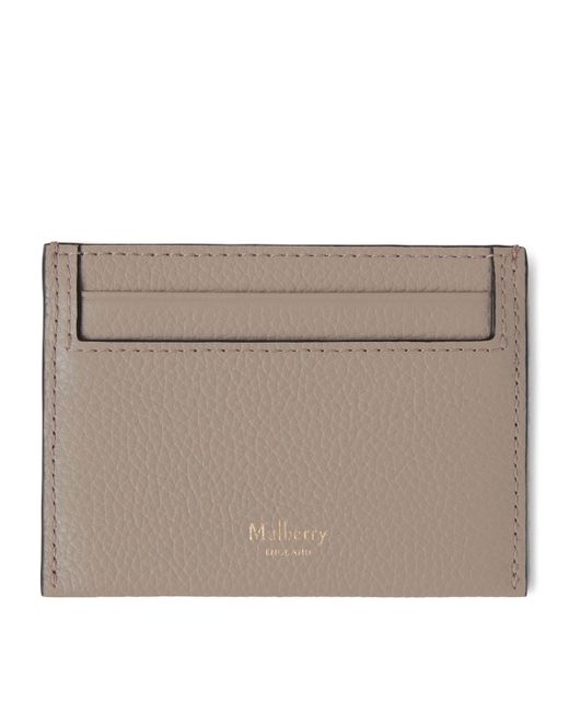 Mulberry Natural Leather Continental Card Holder