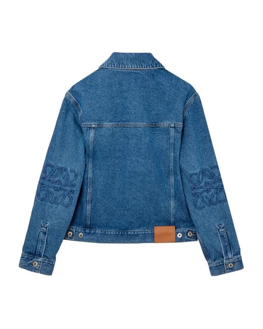 Loewe Blue Anagram Denim Jacket for men