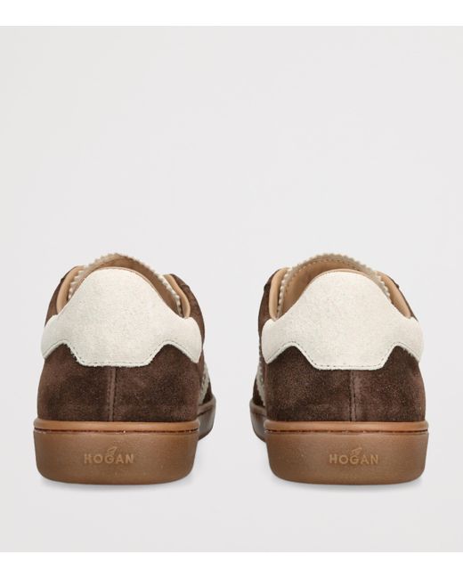 Hogan Brown Suede Cool Sneakers