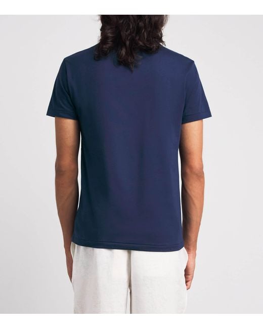Polo Ralph Lauren Blue Cotton Polo Bear T-Shirt for men