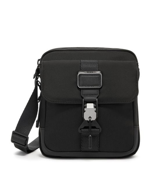Tumi Black Alpha Bravo Day Cross-Body Bag