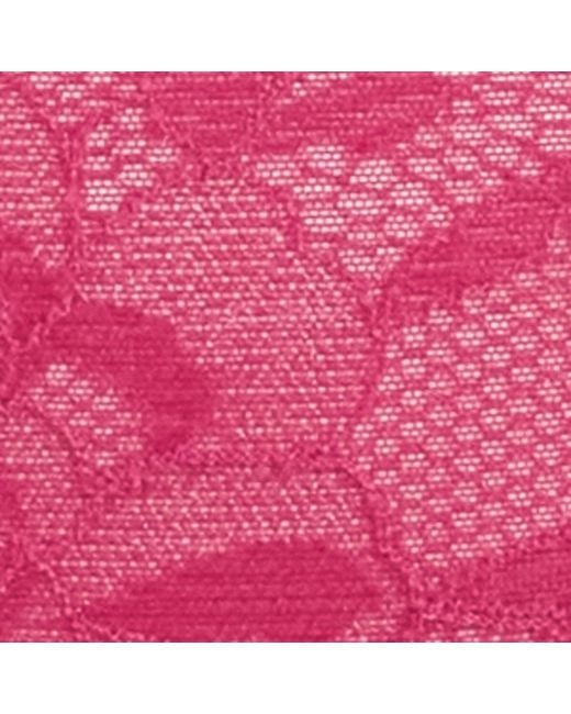 Chantelle Pink Lace Origins Tanga Briefs