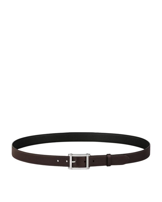 Cartier Black Leather Tank Chinoise Belt for men