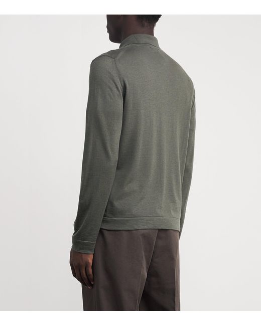 Vince Gray Wool-Cashmere Shirt for men