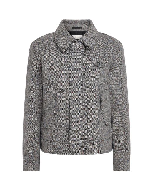 Dries Van Noten Gray Wool Vince Jacket for men