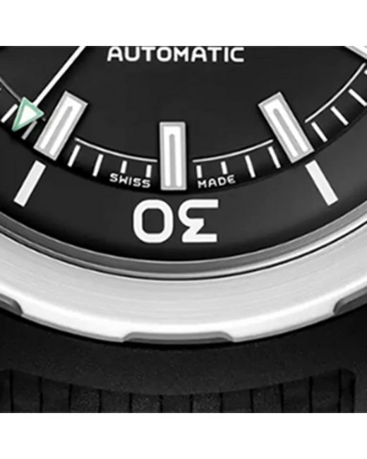 Iwc Black Stainless Steel Aquatimer Automatic Watch for men