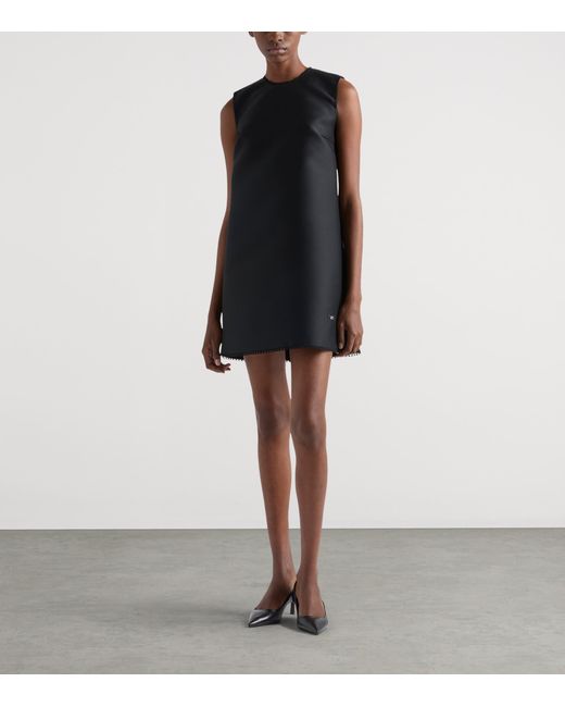 Prada Black Scuba Mini Dress
