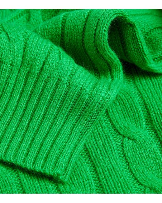 Polo Ralph Lauren Green Cashmere Cable-knit Sweater for men