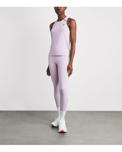 On Shoes Purple Performance Tank Top