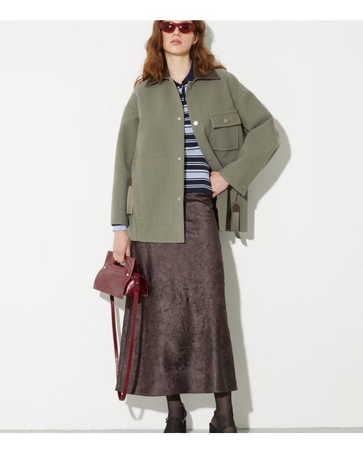 MAX&Co. Green Virgin Wool Coat