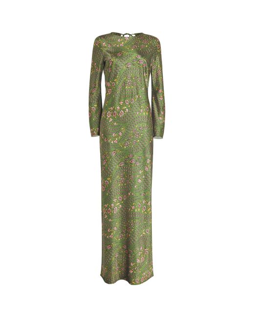 veronica beard green silk dress Veronica Beard Mirabel Silk Mini Dress | Dark Hunter Green Multi main image 1
