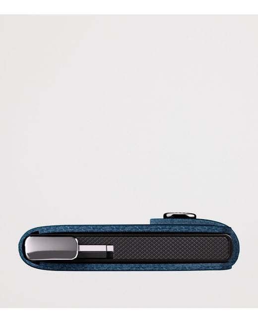 Secrid Blue Basco Leather Miniwallet for men