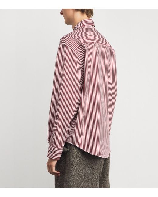 AMI Purple Stripe Ami De Coeur Shirt