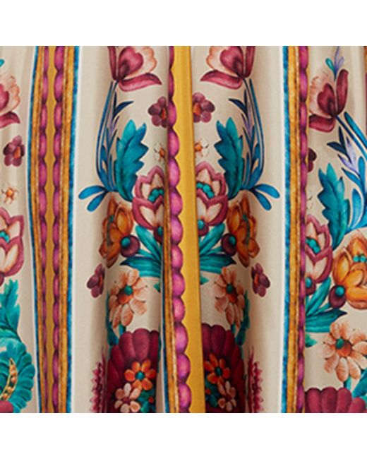 LaDoubleJ Multicolor Silk Magnifico Maxi Dress