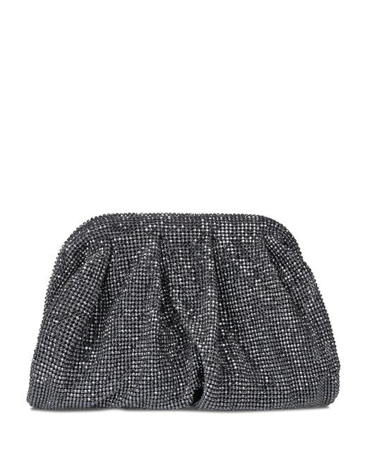 Benedetta Bruzziches Gray Embellished Venus La Petite Clutch Bag