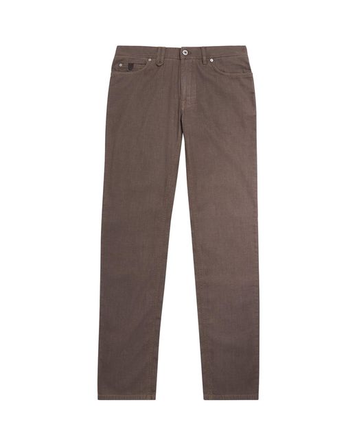 Brioni Brown Meribel Straight Jeans for men