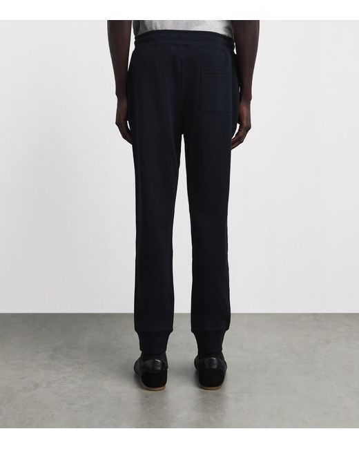 Isaia Blue Drawstring Sweatpants for men