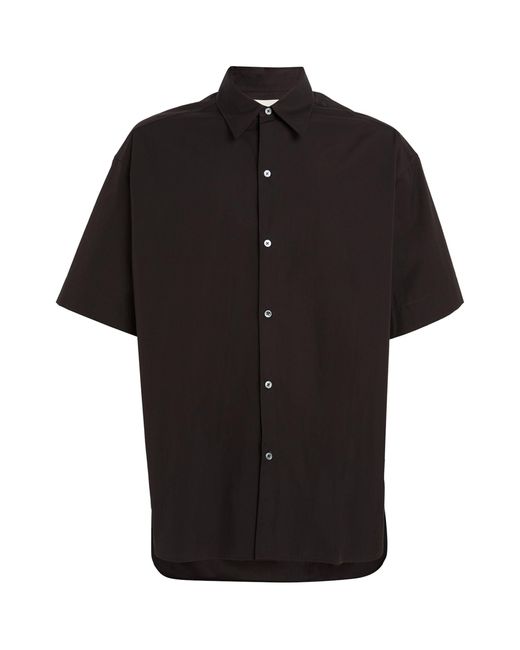 Studio Nicholson Black Cotton Short-sleeve Shirt for men