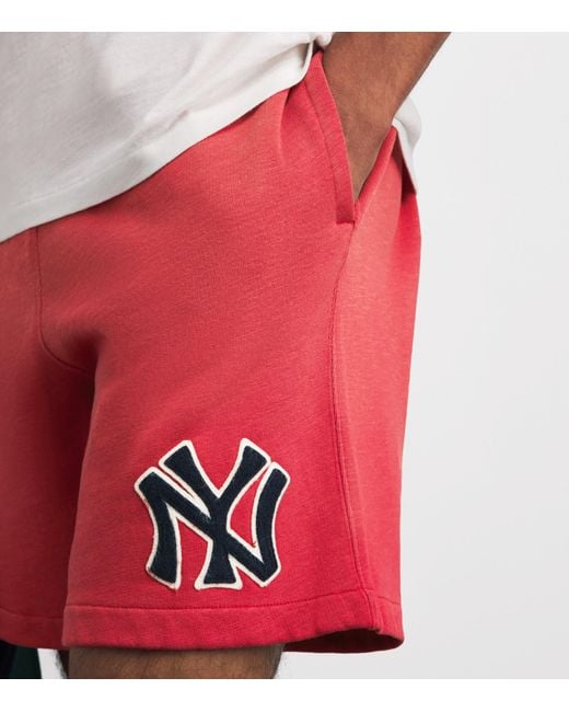 Polo Ralph Lauren Red X Yankees Cotton Shorts for men