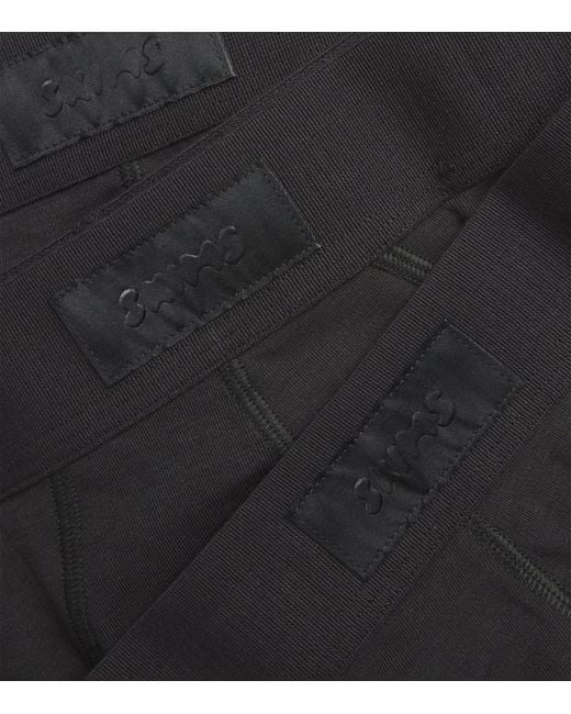Skims Black Logo Band Briefs for men