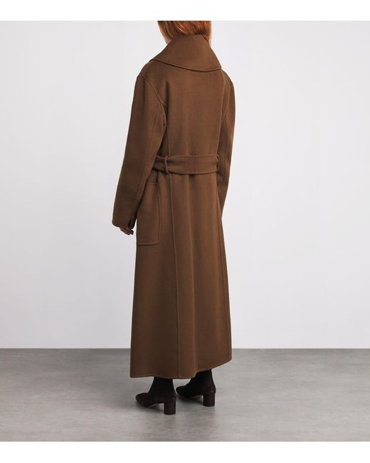 Wolk Morais Brown Cashmere Garbo Coat