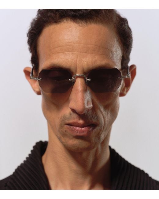 Matsuda Brown M5010 Octagonal Sunglasses