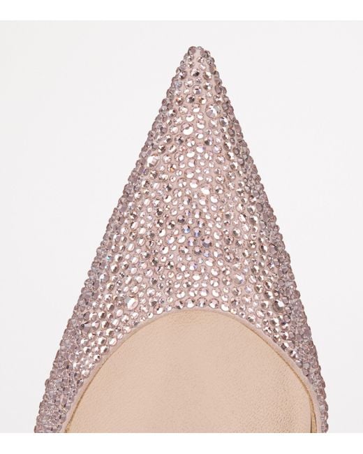 Christian Louboutin Pink Exclusive Miss Z Strass Pumps 100