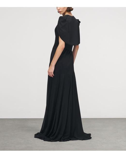McQueen Black Crepe Cropped Jacket