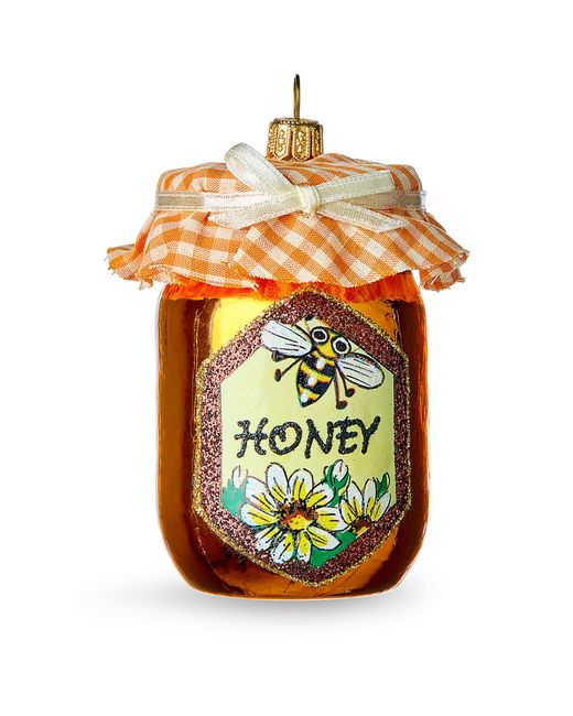 Harrods Orange Honey Jar Tree Decoration