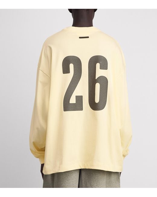 Fear Of God Natural Cotton Merch Long-Sleeve T-Shirt for men