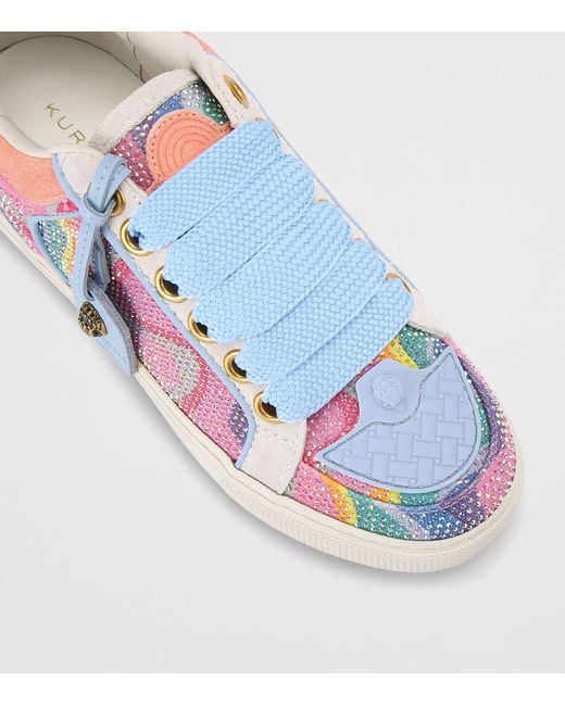 Kurt Geiger Pink Southbank Tag Sneakers