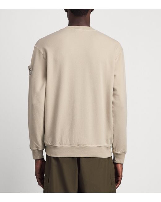 Stone Island Natural Cotton-Blend Ghost Sweatshirt for men