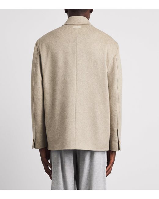 Lardini Natural Virgin Wool Jacket for men