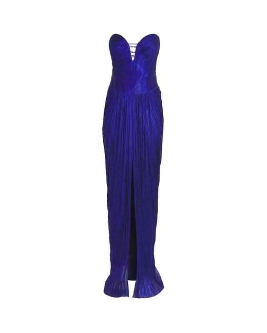 Maria Lucia Hohan Blue Silk-Tulle Noor Gown