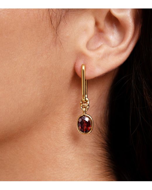 Annoushka Pink And Garnet Mythology Earring Drops