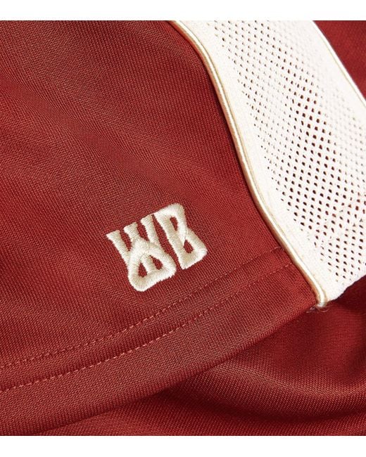 Wales Bonner Red Motion Shorts for men