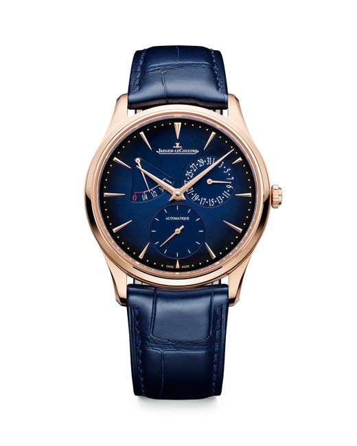 Jaeger-lecoultre Blue Rose Master Ultra Thin Power Reserve Watch for men