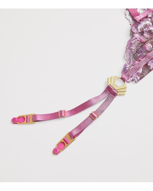 Bordelle Pink Siren Suspender