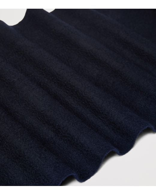Max Mara Black Cashmere Scarf