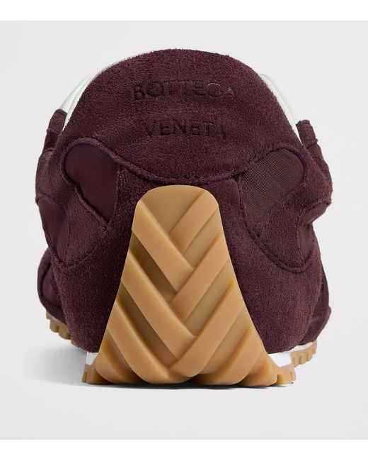 Bottega Veneta Purple Suede Orbit Flash Sneakers for men