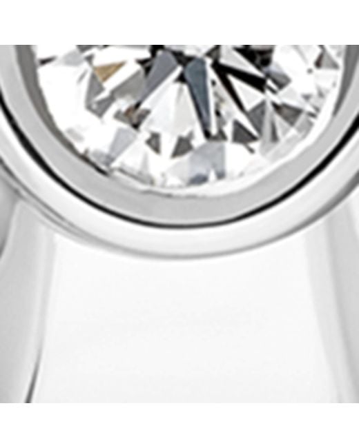 Chanel White And Diamond N˚5 Single Clip-On Earring