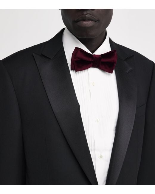 Paul Smith Black Velvet Bow Tie for men
