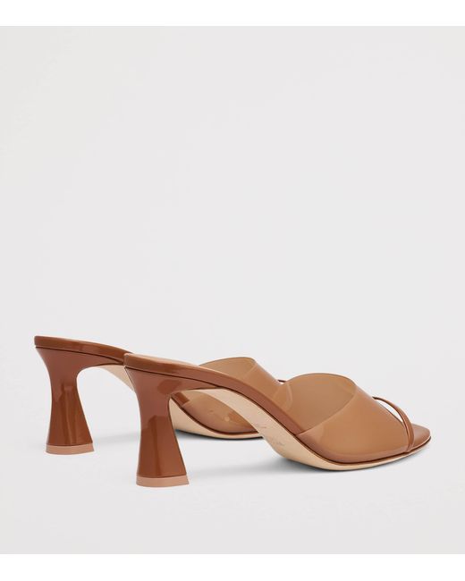 Malone Souliers Brown Pvc Roxanne Heeled Sandals 70