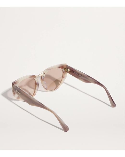 Max Mara Pink Cat-Eye Sunglasses