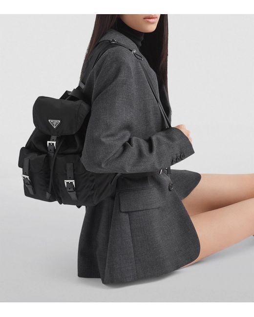 Prada Black Re-nylon Backpack