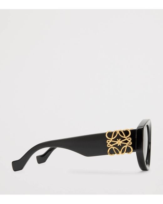 Loewe Gray Maxi Anagram Butterfly Sunglasses