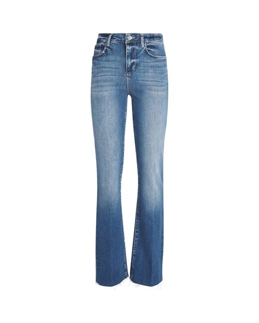L'Agence Blue Ruth Straight Jeans